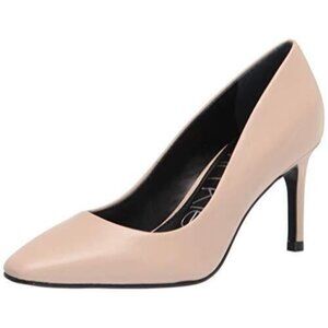 Calvin Klein BNWOT "Callia" pointed toe beige nude heel NEW